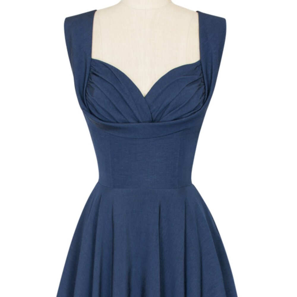 TRASHY DIVA HONEY DRESS BLUE, xSMALL, with POCKETS